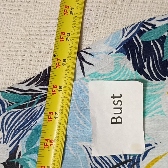 NWT Roxy Oceanview Mini Dress in Blue and White Girls Size XL - Picture 7 of 8